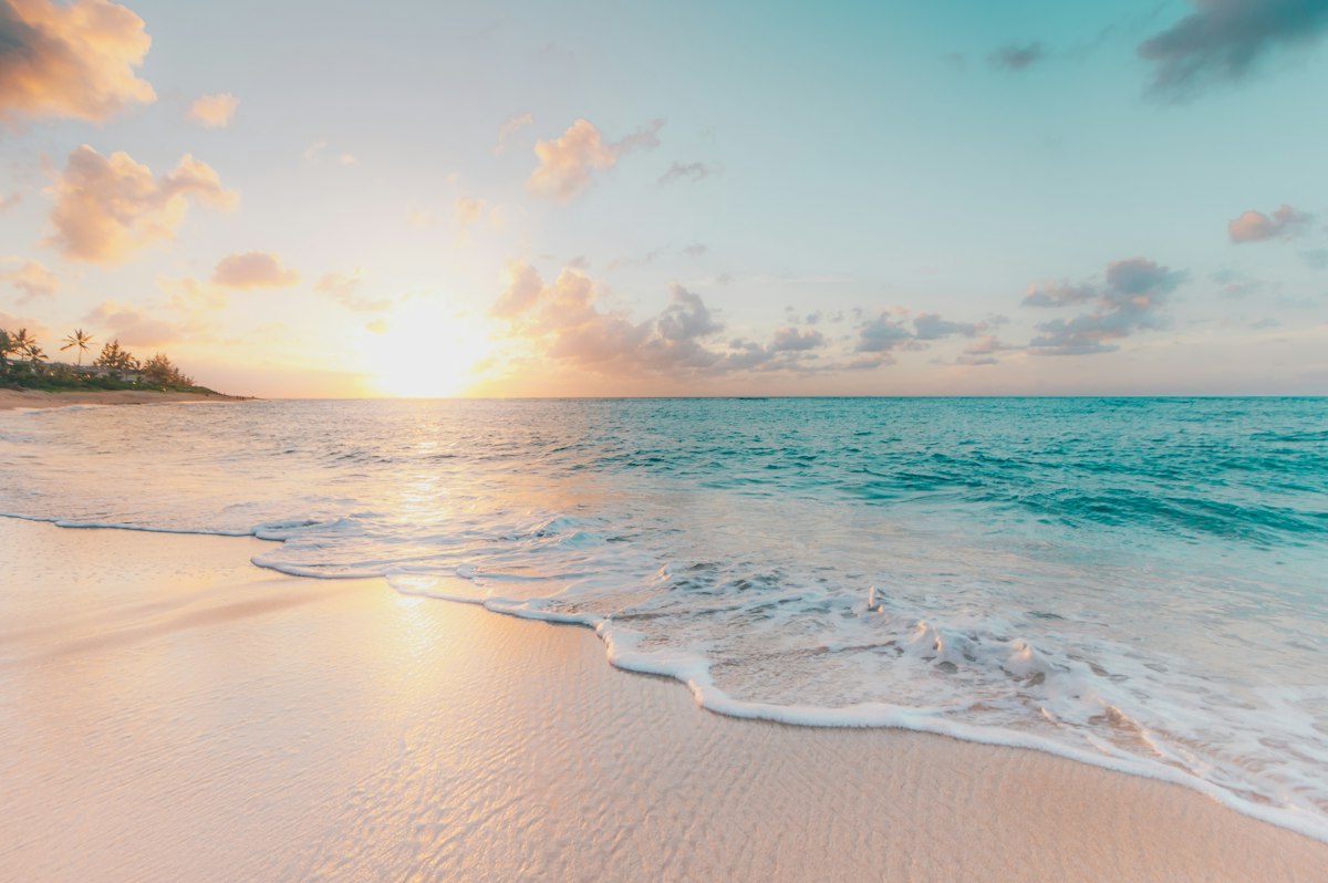 Tropic By The Sea private beach at sunrise
