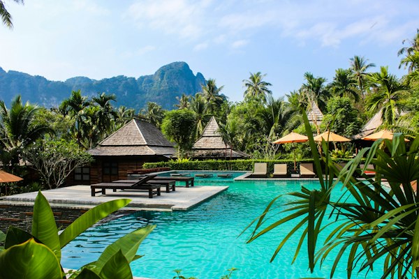 Tropical resort